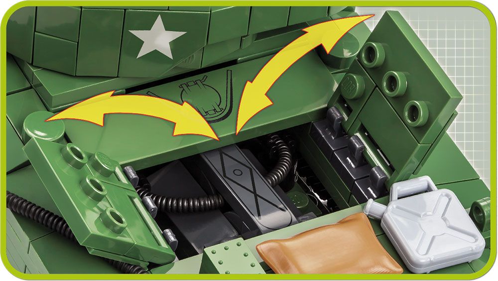 Cobi 2550 - Historical Collection - Sherman M4A3E2 Jumbo