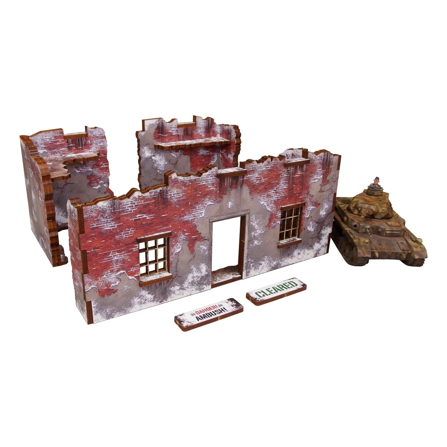 Micro Art Studio: WWII Winter Ruin 1 (Pre-painted) - H00218