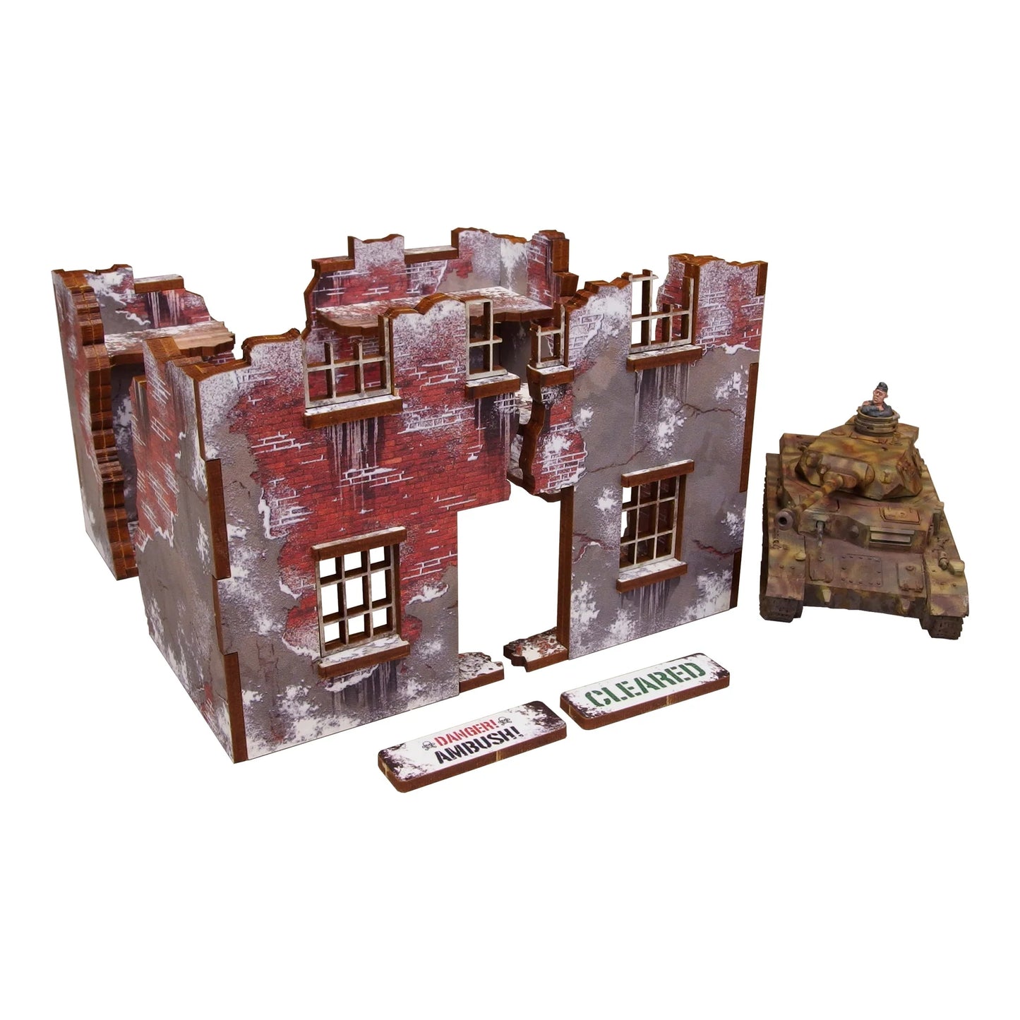 Micro Art Studio: WWII Winter Ruin 3 (Pre-painted) - H00220