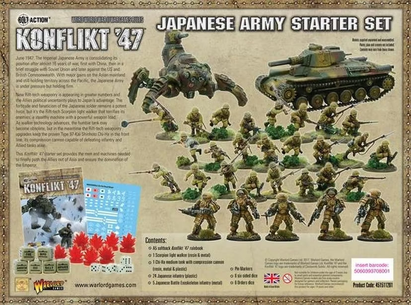 Warlord Games - Konflikt 47 - Japanese Starter Set - 451511201