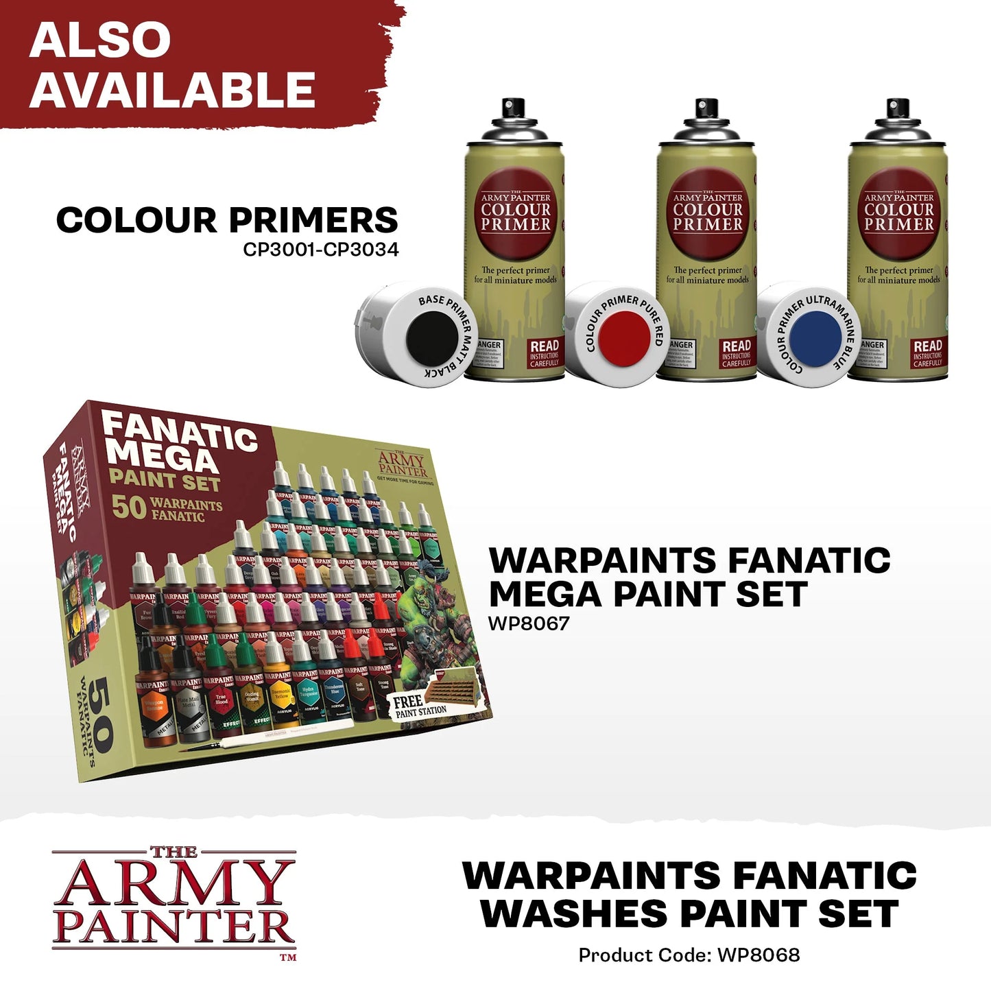 Warpaints Fanatic Washes Paint Set - WP8068