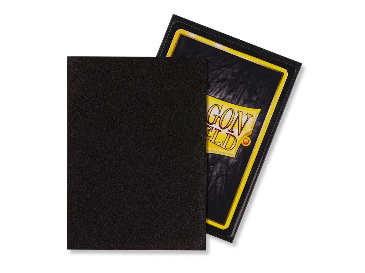 Dragon Shield Matte Sleeves - Matte Black (100 Sleeves)