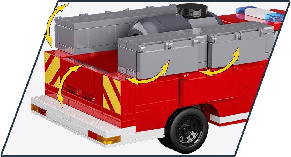 Cobi 24612 - Maßstab 1:35 - RAM 3500 - Fire Truck