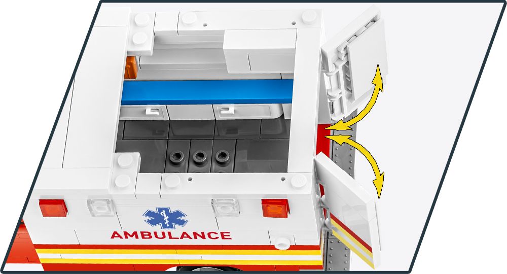 Cobi 24609 -Maßstab 1:35 - RAM 3500 - Ambulance