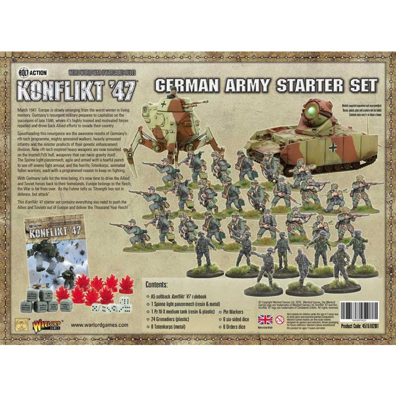 Warlord Games - Konflikt 47 - German Starter Set - 451510201