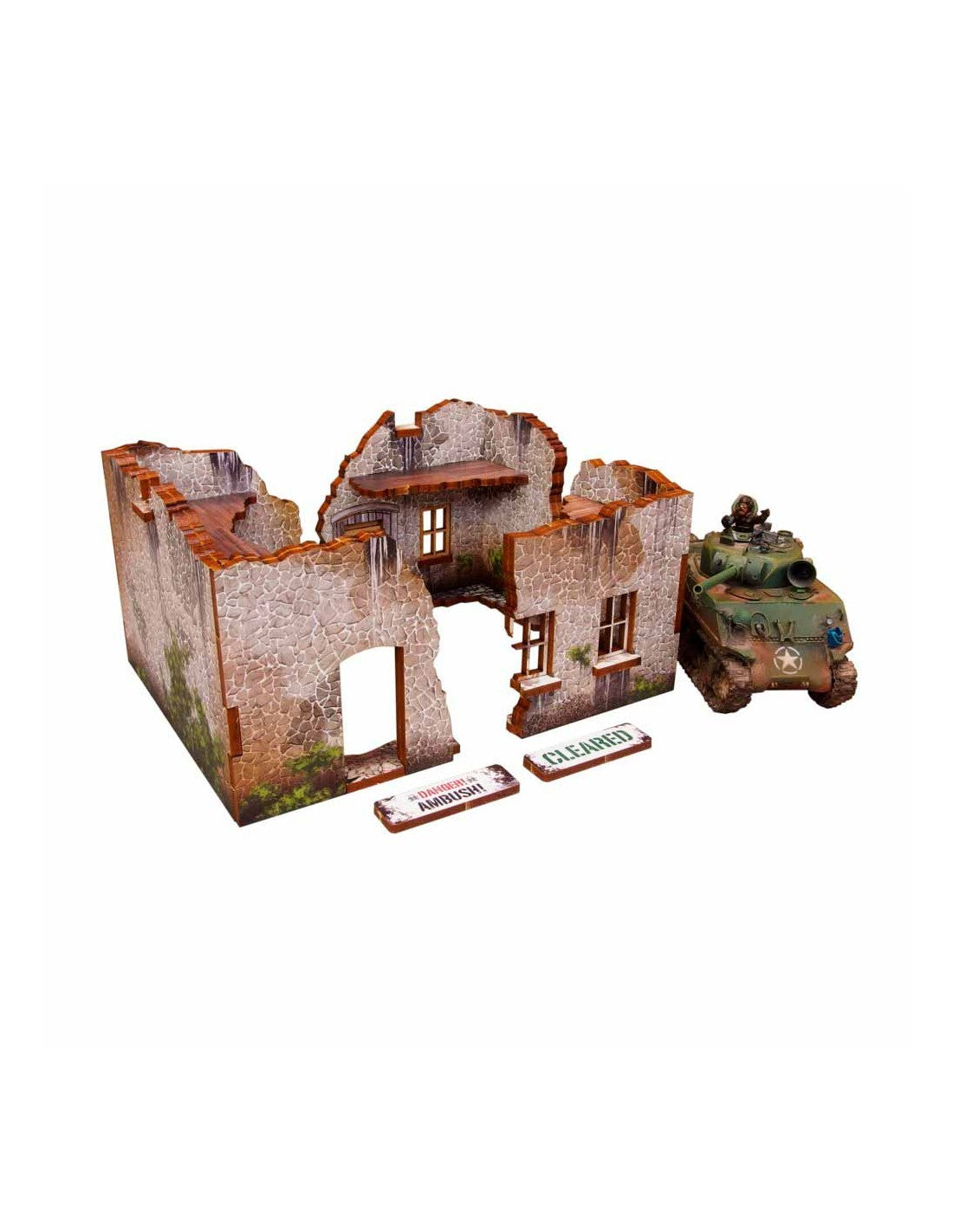 Micro Art Studio: WWII Ruins 1 (Pre-painted) - H00215
