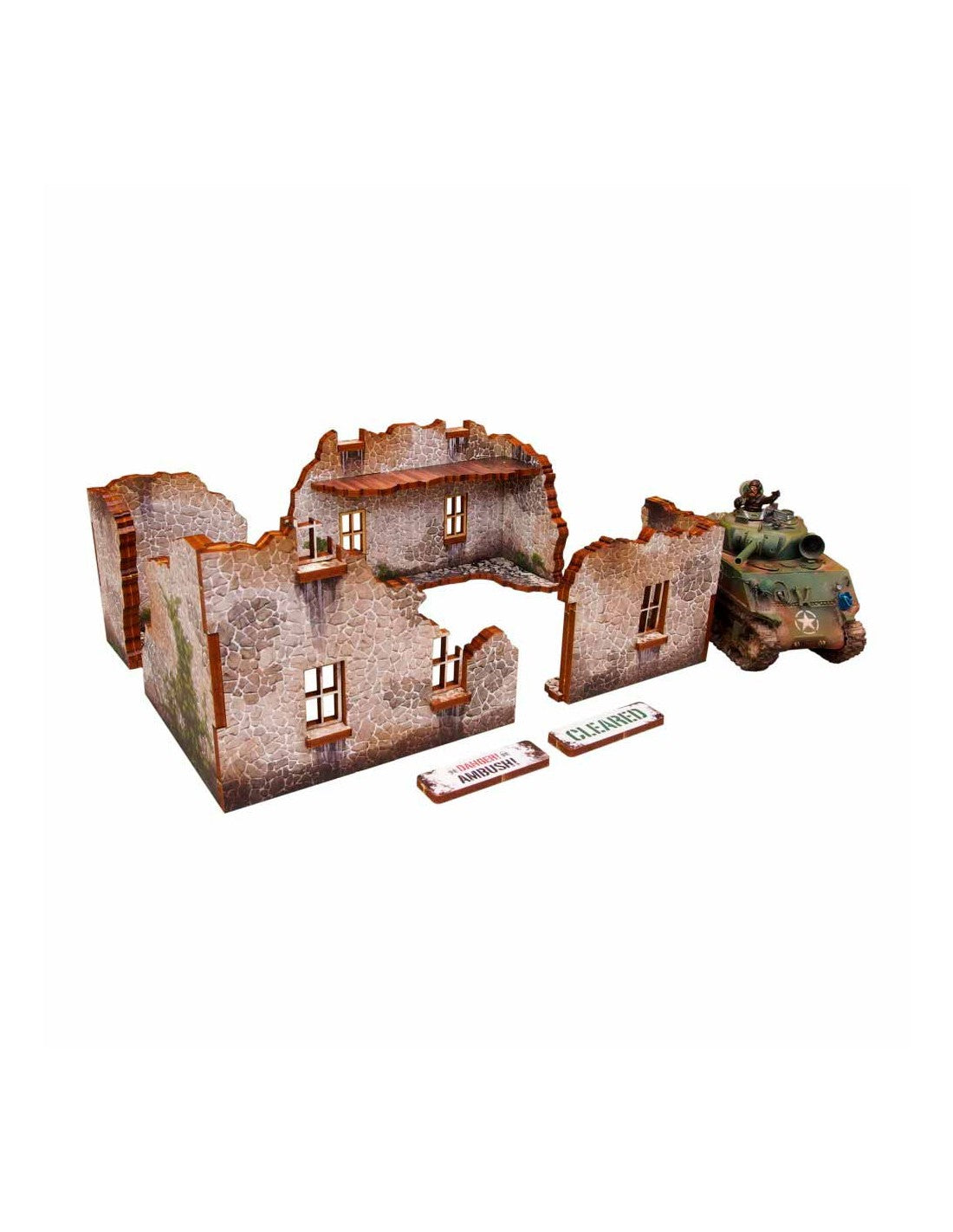 Micro Art Studio: WWII Ruins 2 (Pre-painted) - H00216