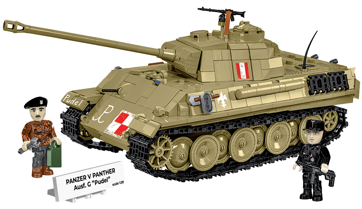 Cobi 2655 - HC WWII - Maßstab 1:28 - Panzer V Panther Ausf. G "Pudel"