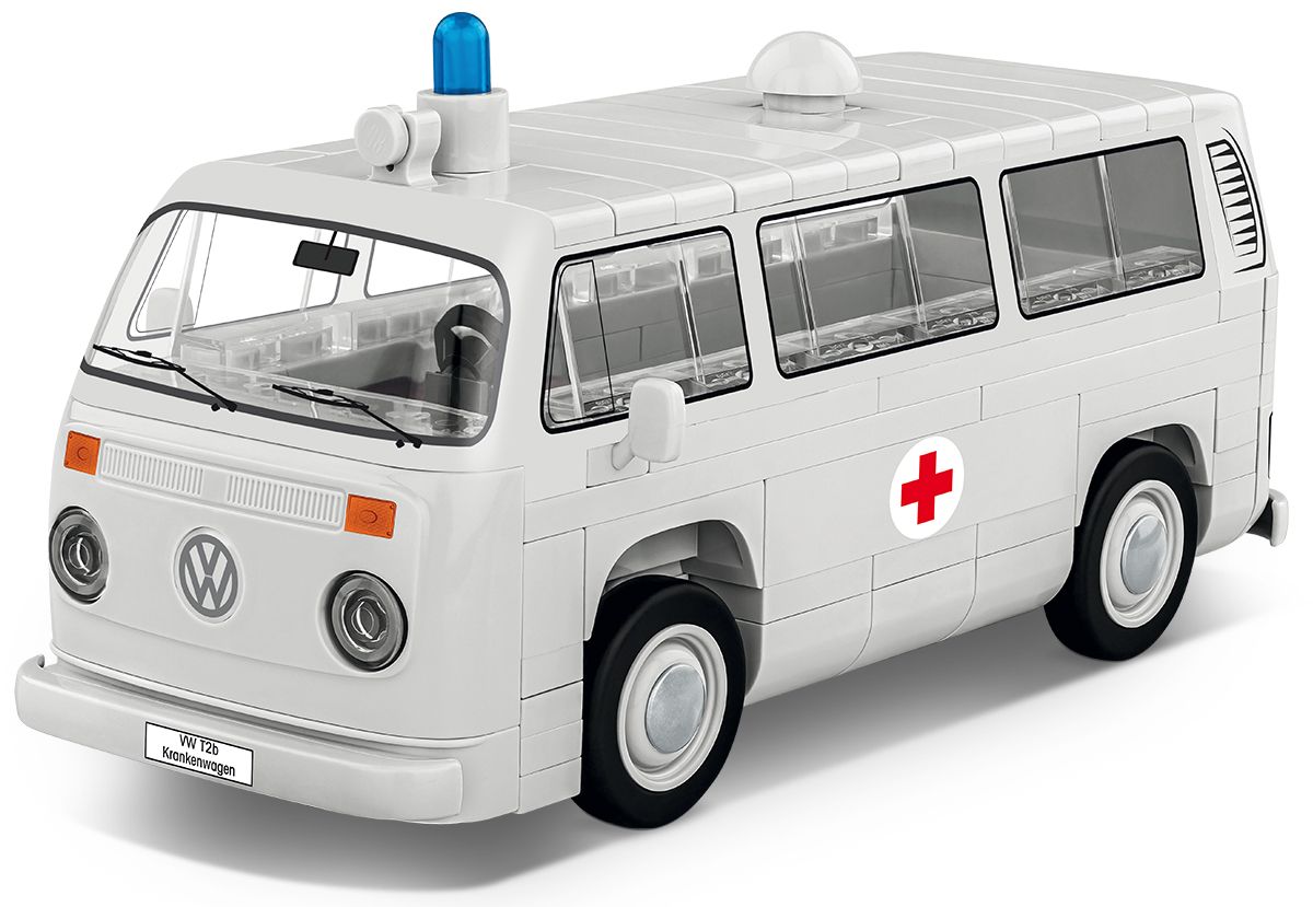Cobi 24617 - Maßstab 1:35 - Volkswagen T2b Krankenwagen