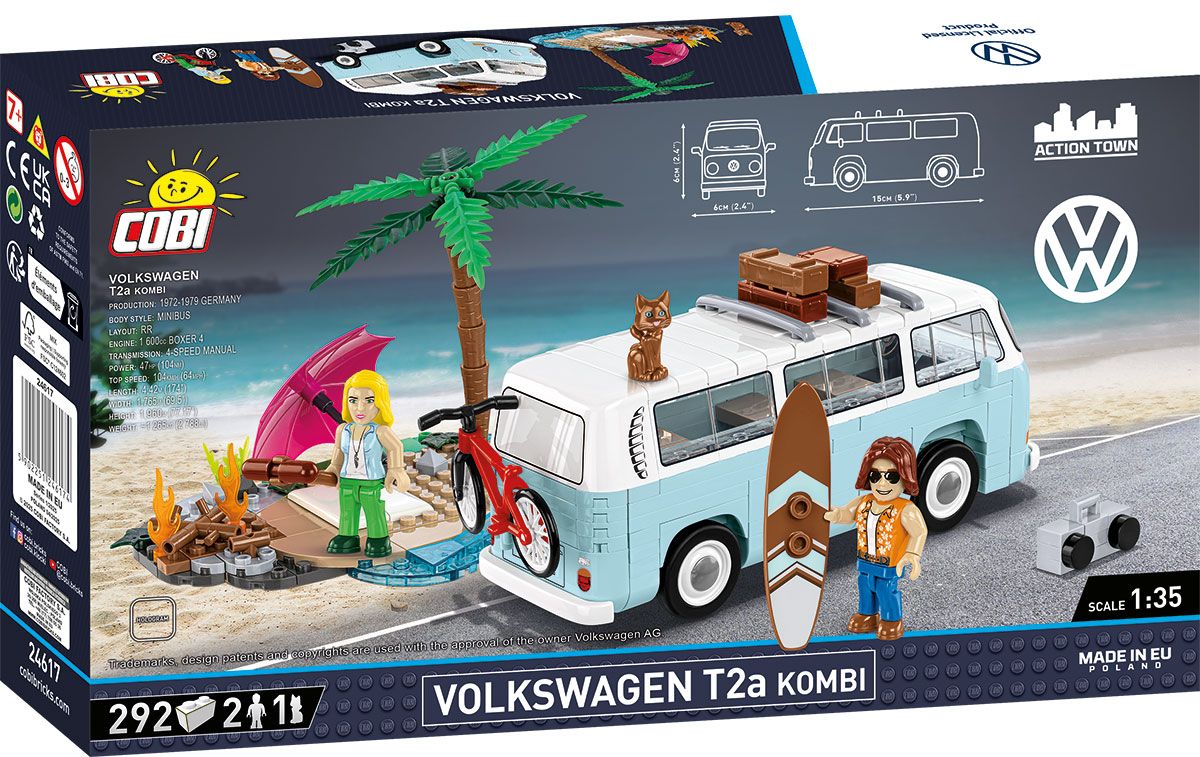 Cobi 24617 - Maßstab 1:35 - Volkswagen T2a Kombi