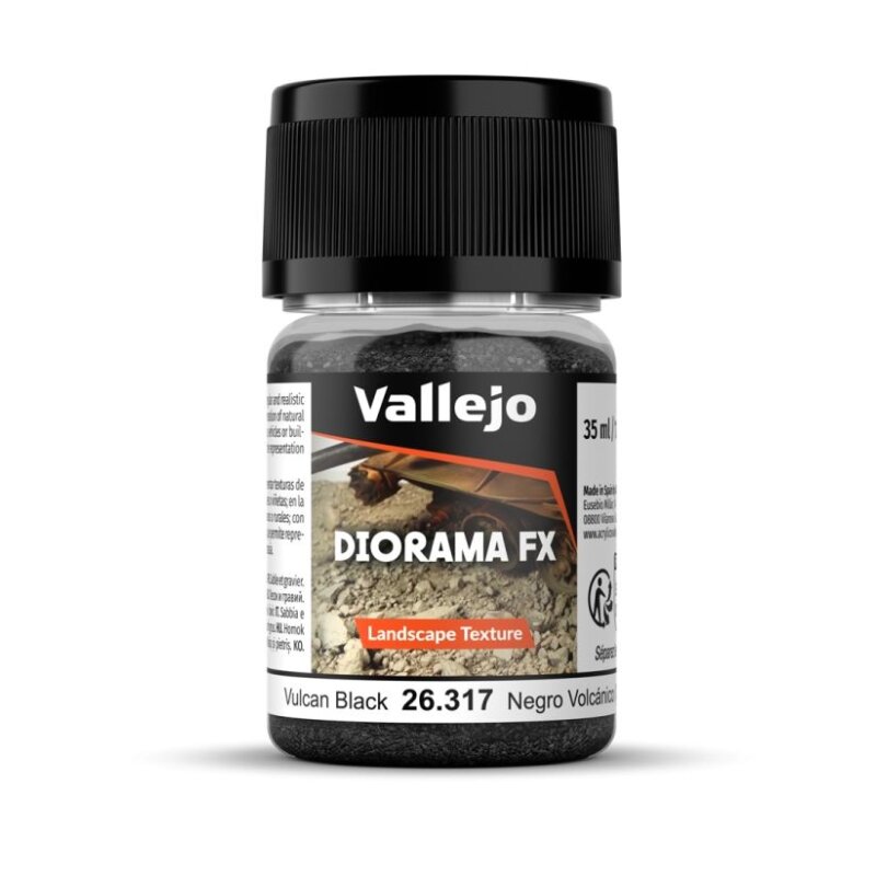 Vallejo Diorama FX - Vulcan Black (0,1 - 2 mm) (26.317)