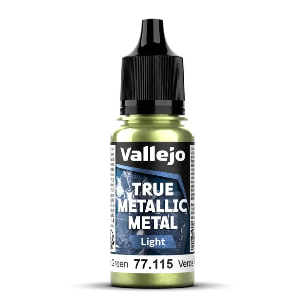 Vallejo - True Metallic Metal Light - Amber Green 18ml - 77.115
