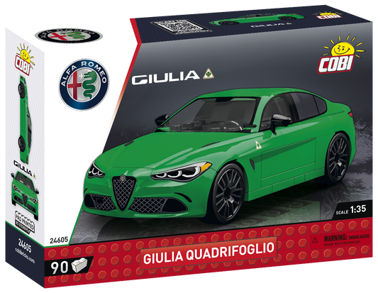 Cobi 24605 - Autos im Maßstab 1:35  - Alfa Romeo Giulia Quadrifoglio