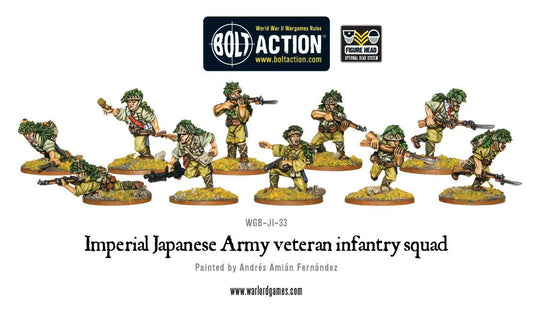 Bolt Action - Imperial Japanese Army Veteran Infantry Squad - 402216003