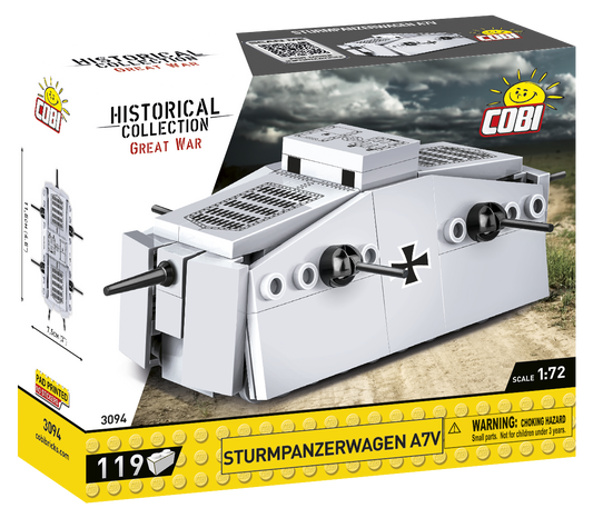 Cobi 3094 - HC WWII - Maßstab 1:72 - Sturmpanzerwagen A7V