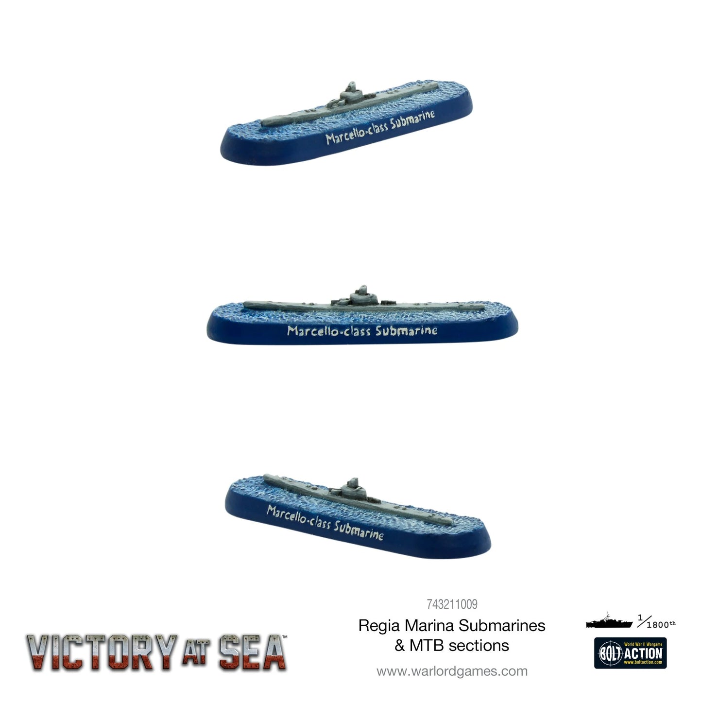 Victory at Sea - Regia Marina Submarines & MTB Sections - 743211009