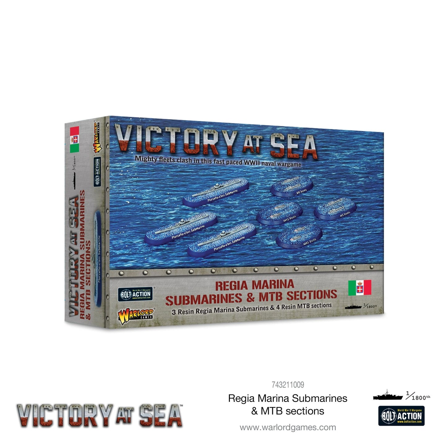 Victory at Sea - Regia Marina Submarines & MTB Sections - 743211009