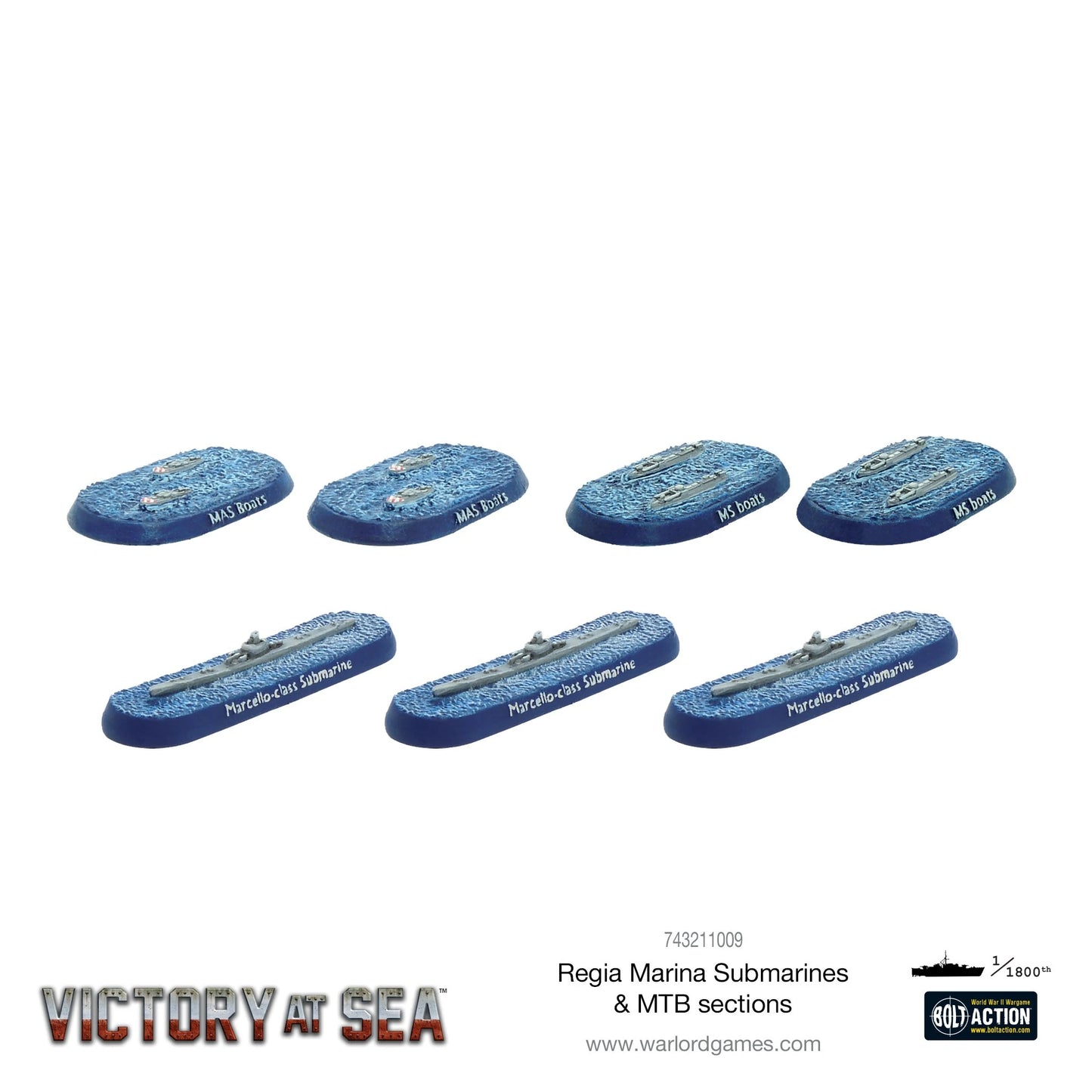 Victory at Sea - Regia Marina Submarines & MTB Sections - 743211009
