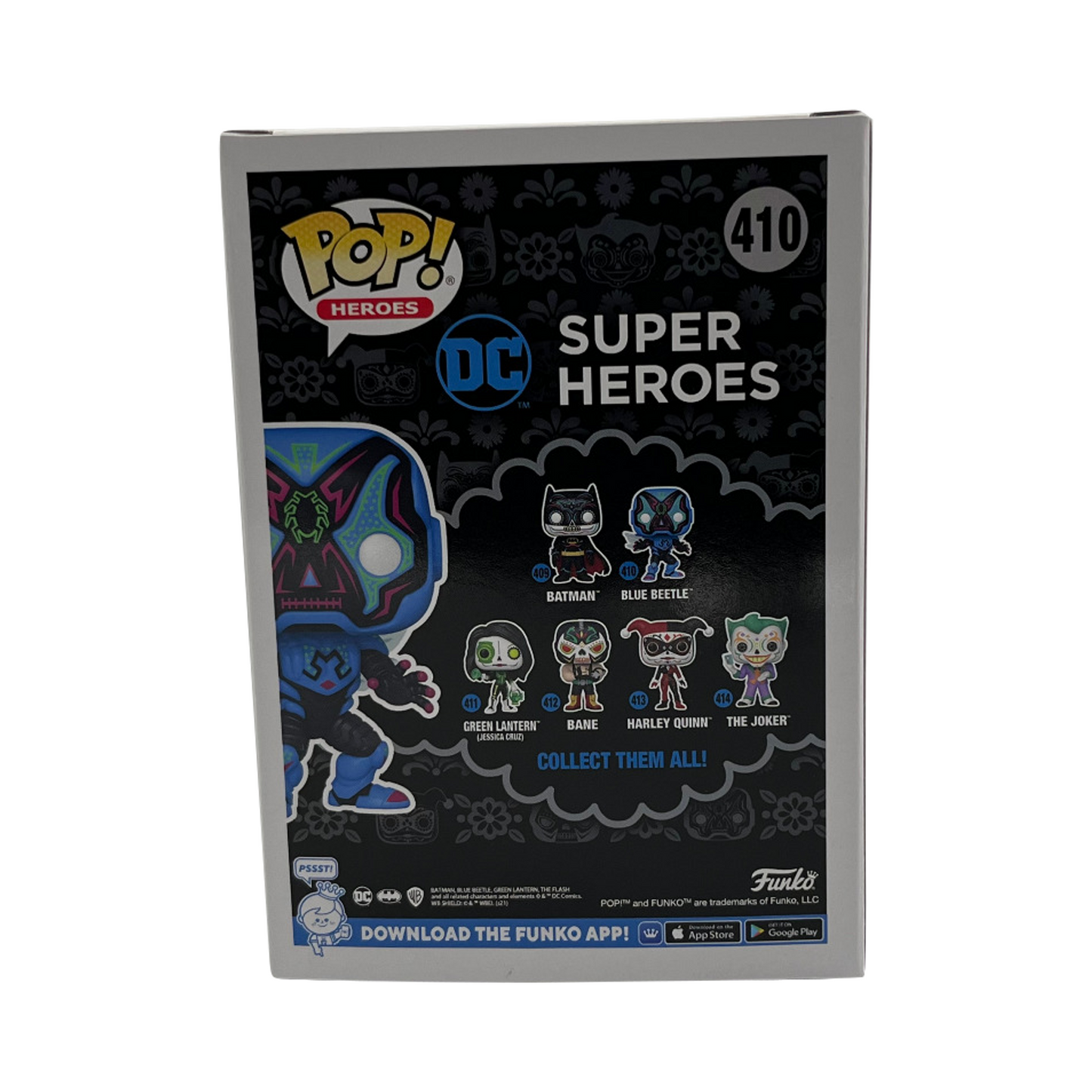 Funko POP! Heroes: Dia De Los DC- Blue Beetle (GW)(Exclusive) #410