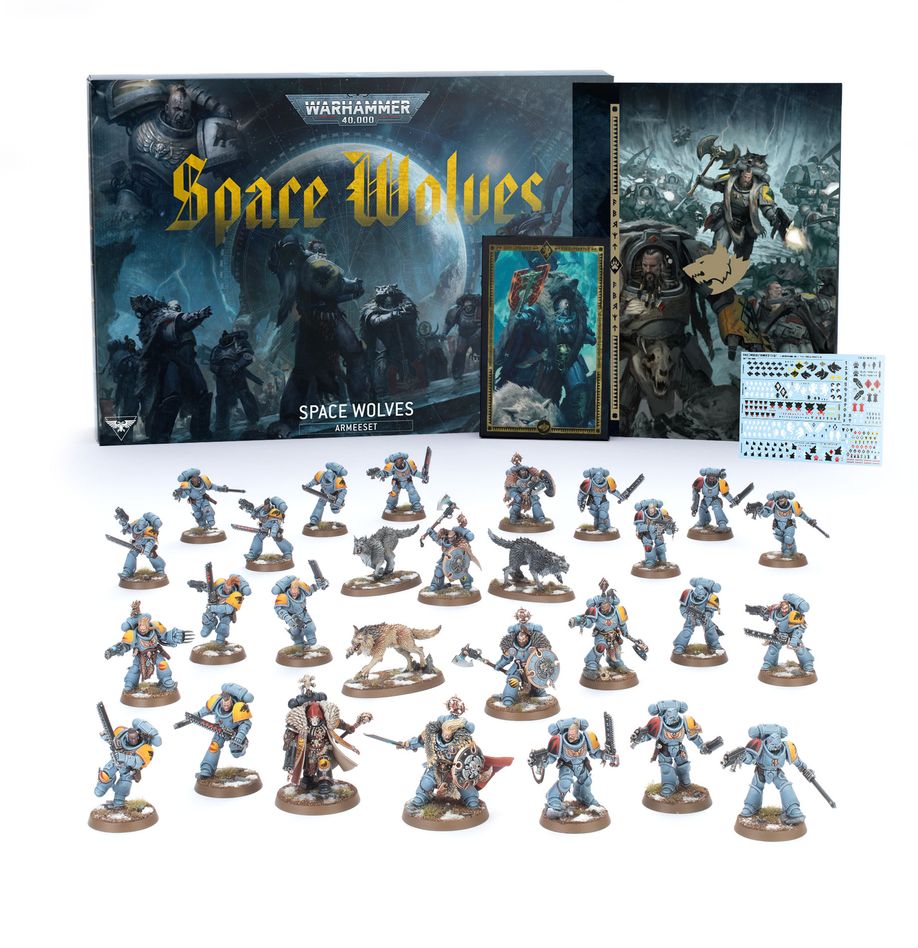 Warhammer 40.000 - Space Wolves - Armeeset der Space Wolves - DE (53-33)