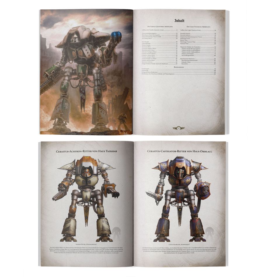Warhammer: The Horus Heresy: Liber - Qustoris - Armeebuch der Ritter und Titanen DE (31-121)