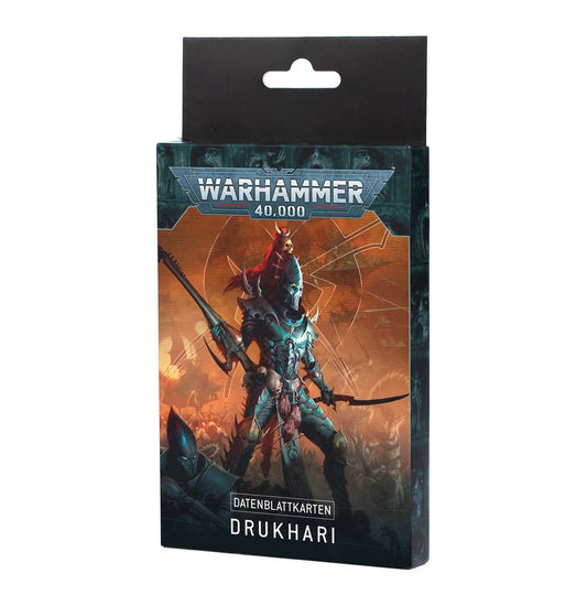 Warhammer: 40.000 - Drukhari - Datenblattkarten: Drukhari (DE) (45-02)