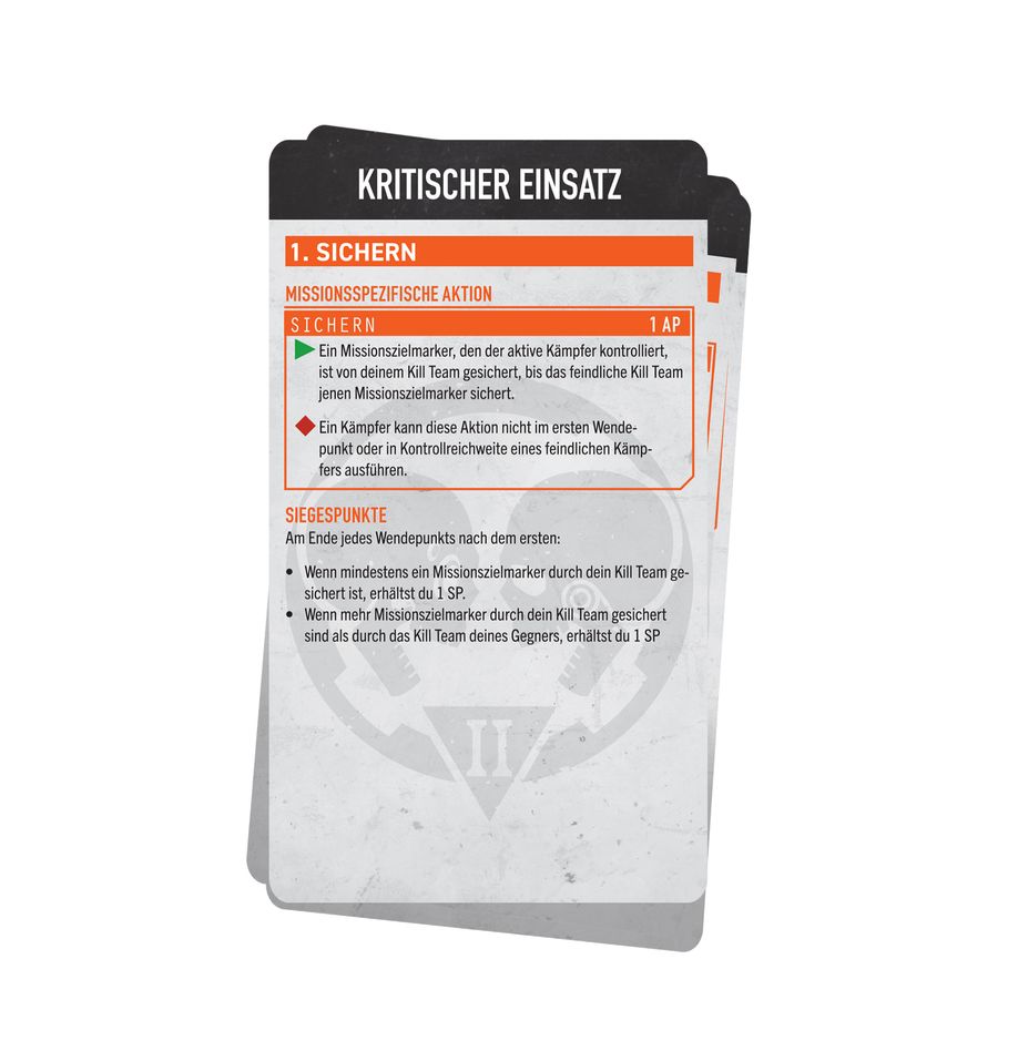 Warhammer 40.000 - Kill Team: Kartenset - Genehmigte Einsätze 2025 (102-63) (DE)