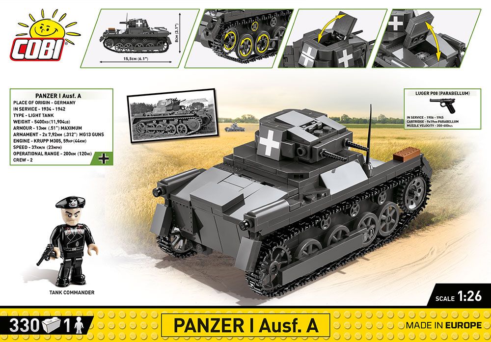 Cobi 2534 - Panzer I Ausf. A