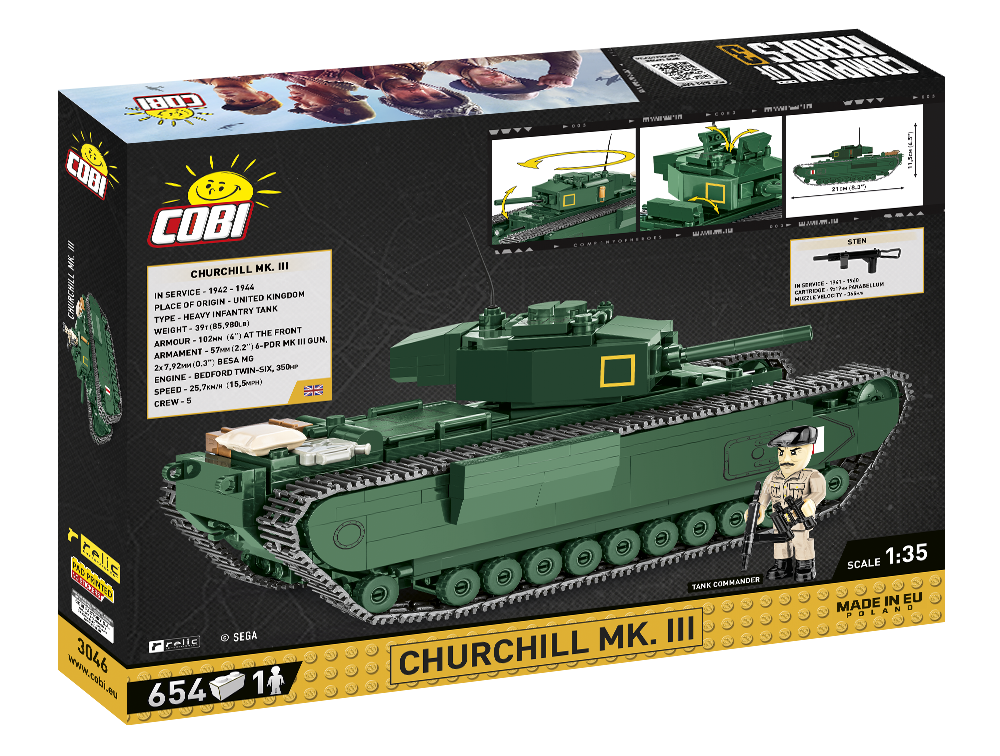 Cobi 3046 - Company of Heroes - Churchill Mk. III