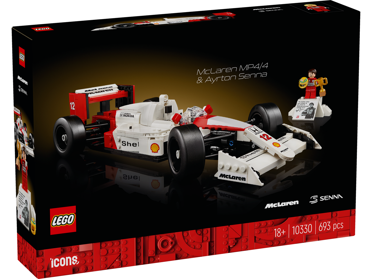 LEGO® Icons 10330 McLaren MP4/4 & Ayrton Senna