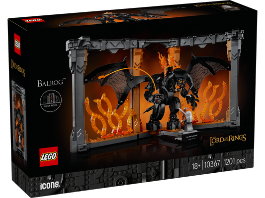 LEGO® Icons 10367 Der Herr der Ringe: Balrog™ Bücherstütze