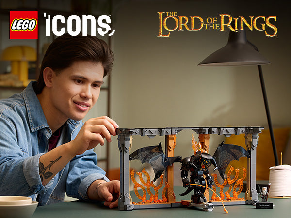 LEGO® Icons 10367 Der Herr der Ringe: Balrog™ Bücherstütze