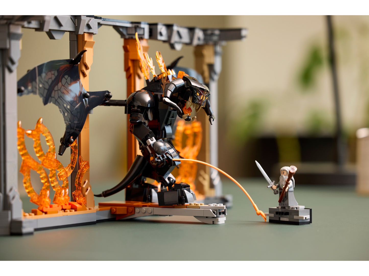 LEGO® Icons 10367 Der Herr der Ringe: Balrog™ Bücherstütze