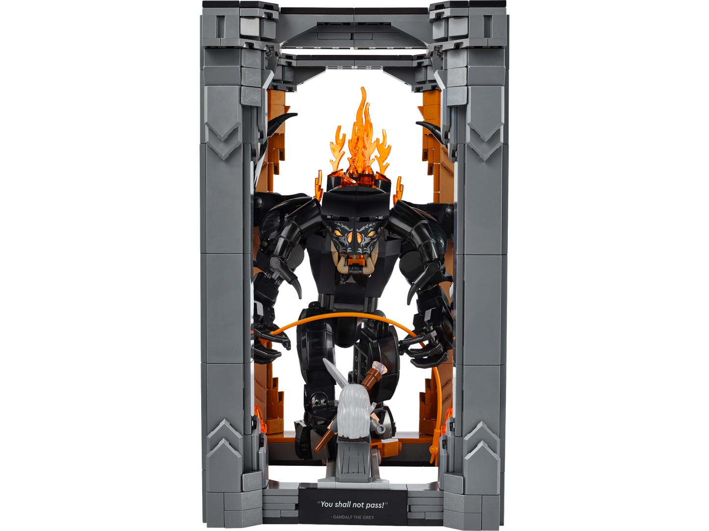 LEGO® Icons 10367 Der Herr der Ringe: Balrog™ Bücherstütze