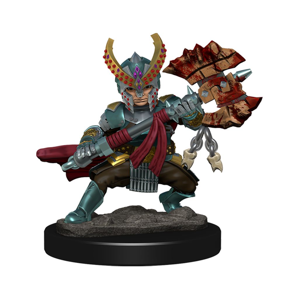 D&D Icons of the Realms Premium Figures: Halfling Fighter Female