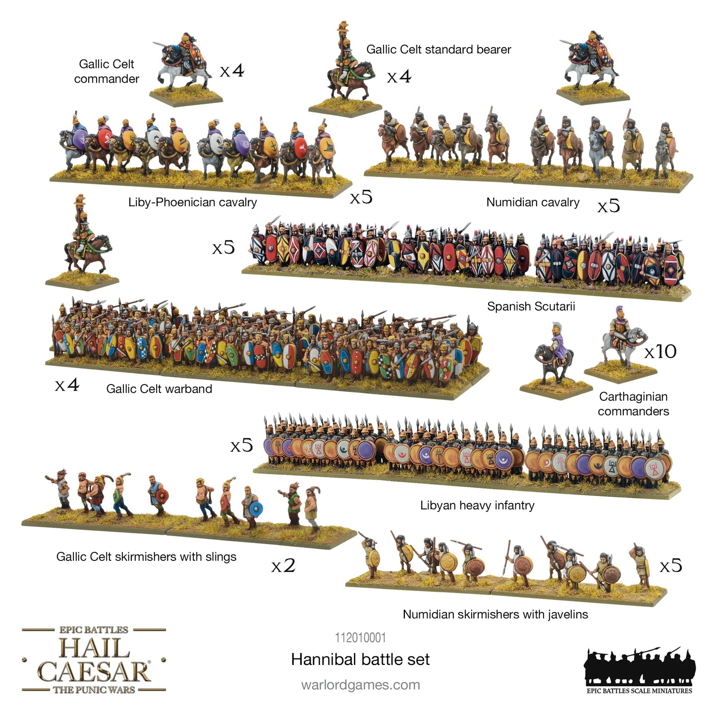 Hail Caesar Epic Battles: Hannibal Battle-Set - EN - 112010001