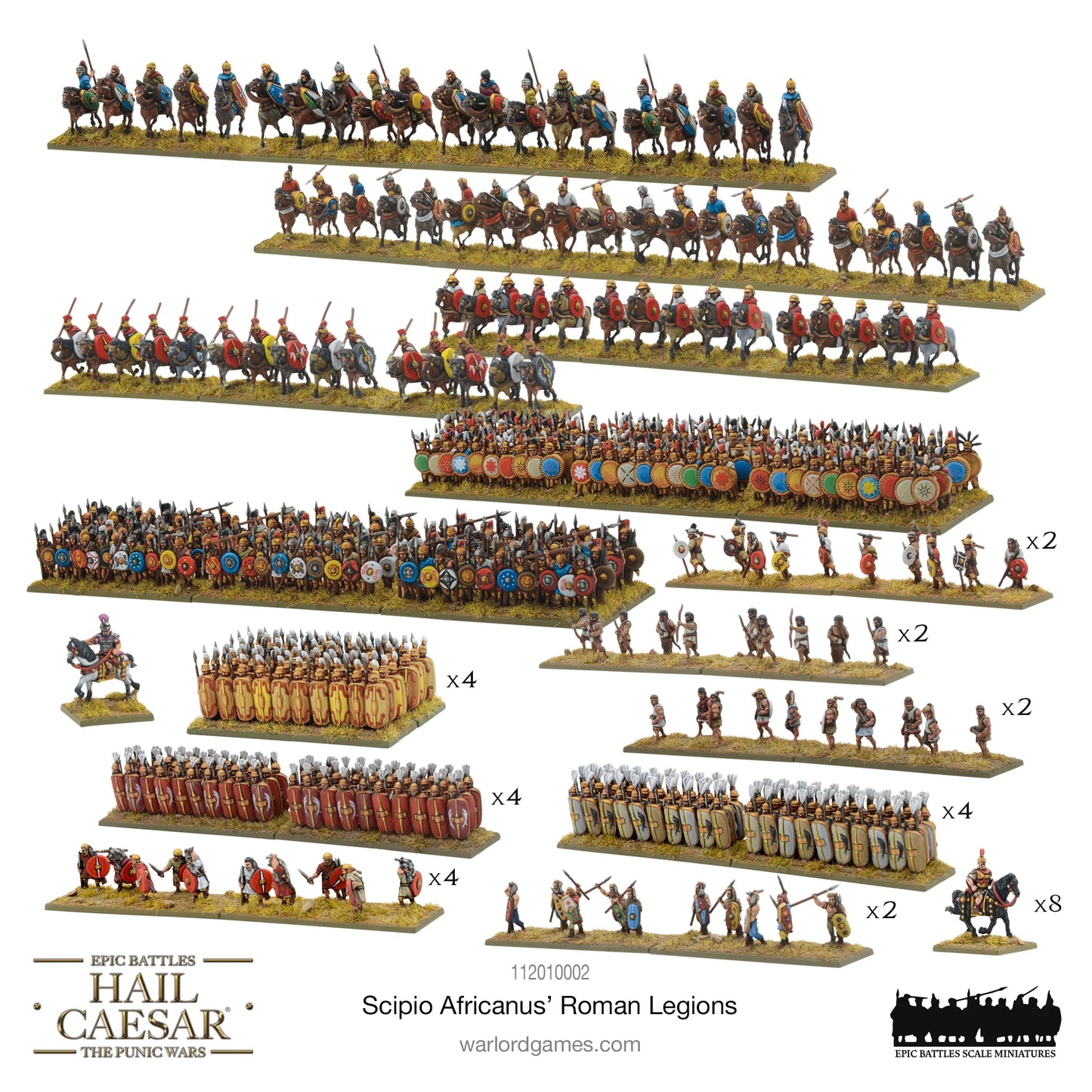 Hail Caesar Epic Battles: Scipio Africanus’ Roman Legions - 112010002