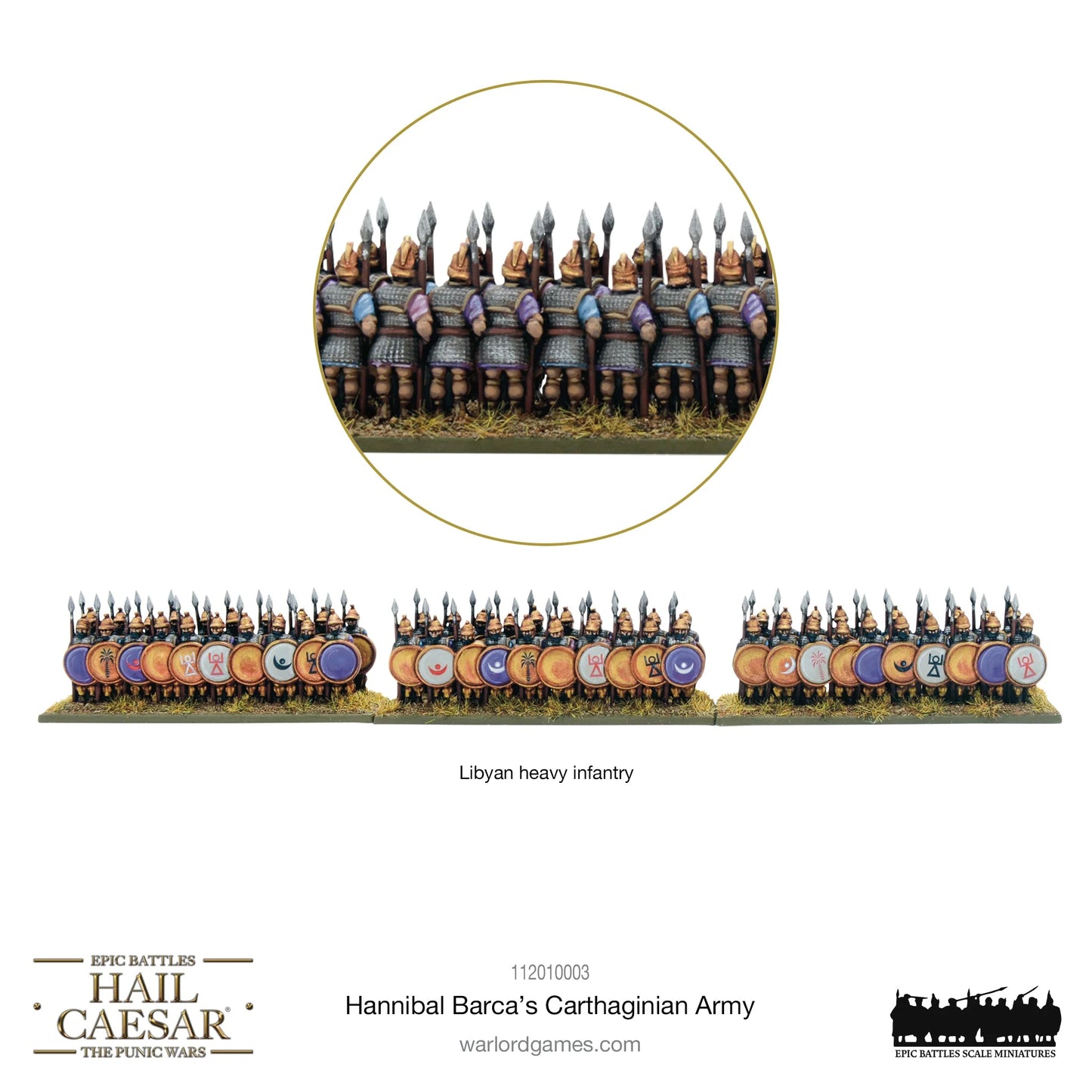 Hail Caesar Epic Battles: Hannibal Barca's Carthaginian Army - 112010003