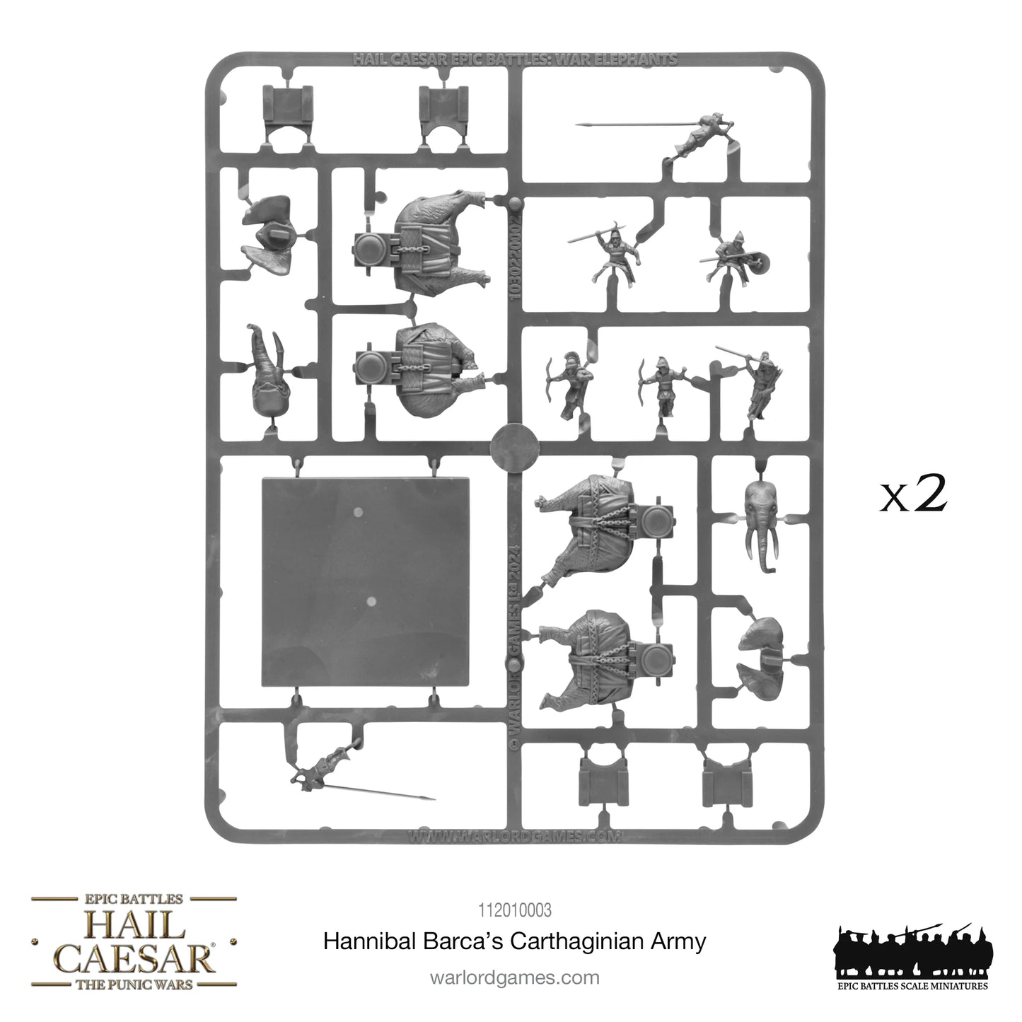 Hail Caesar Epic Battles: Hannibal Barca's Carthaginian Army - 112010003