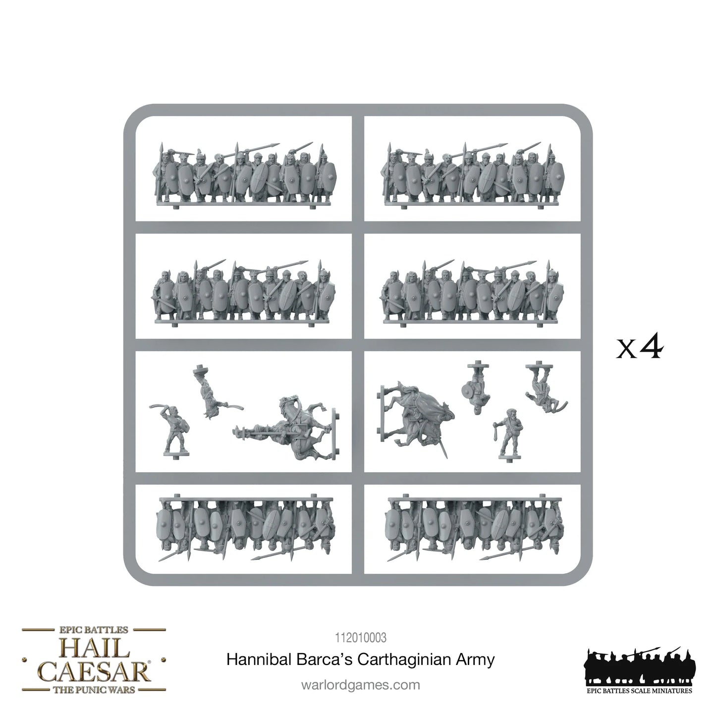 Hail Caesar Epic Battles: Hannibal Barca's Carthaginian Army - 112010003