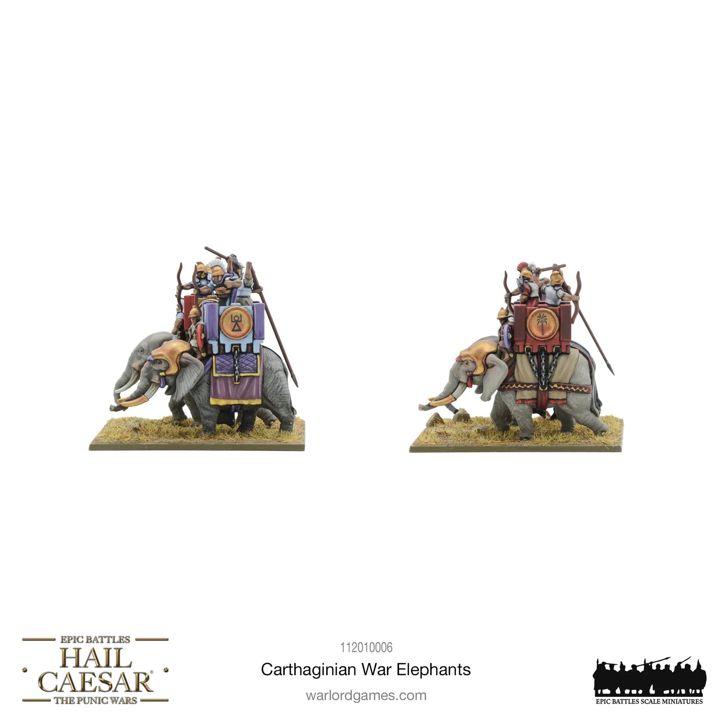 Hail Caesar Epic Battles: Carthaginian War Elephants - 112010006