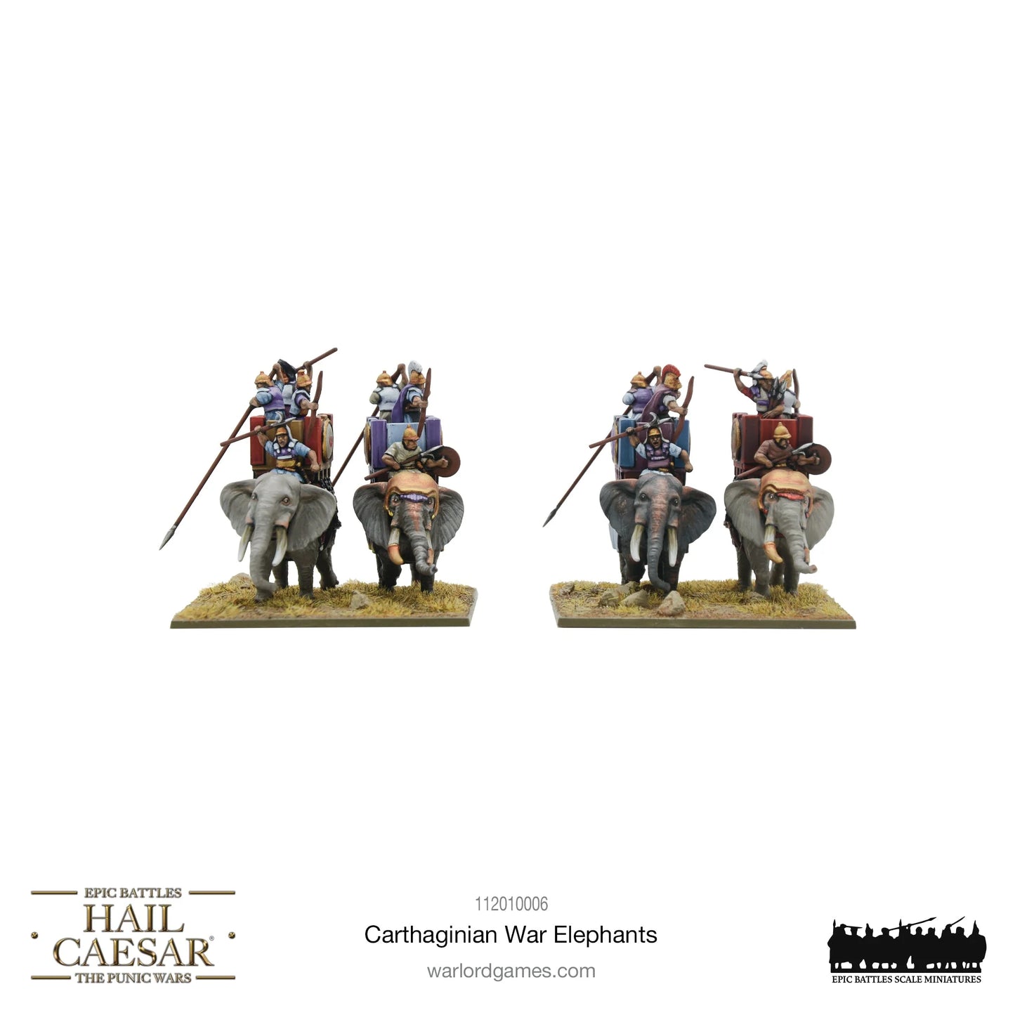 Hail Caesar Epic Battles: Carthaginian War Elephants - 112010006