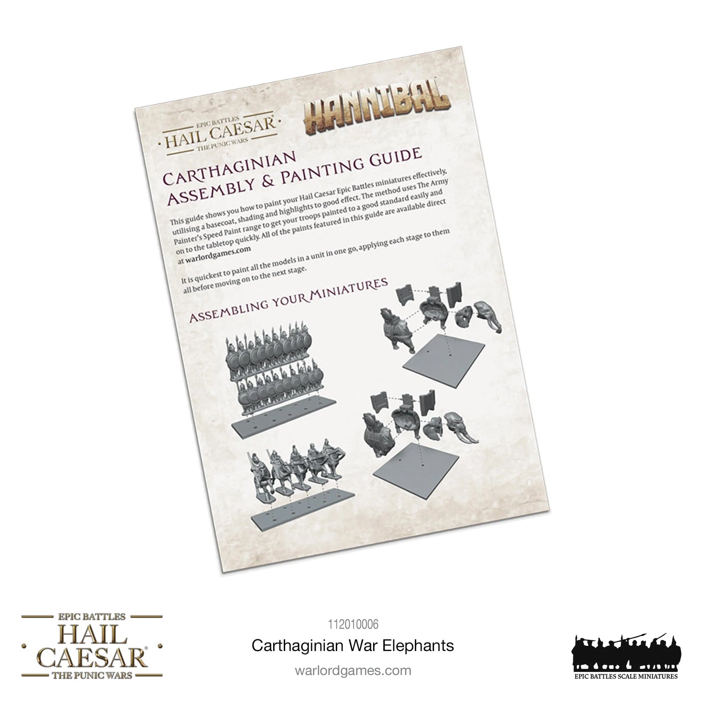 Hail Caesar Epic Battles: Carthaginian War Elephants - 112010006