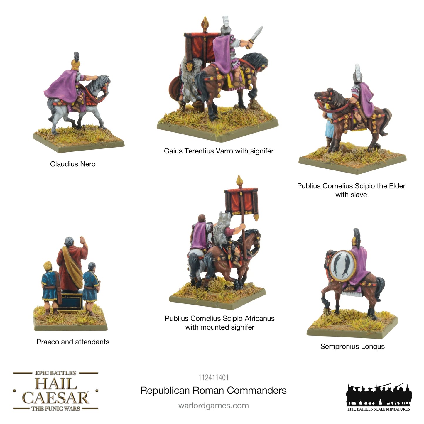 Hail Caesar Epic Battles: Republican Roman Commanders - 112411401