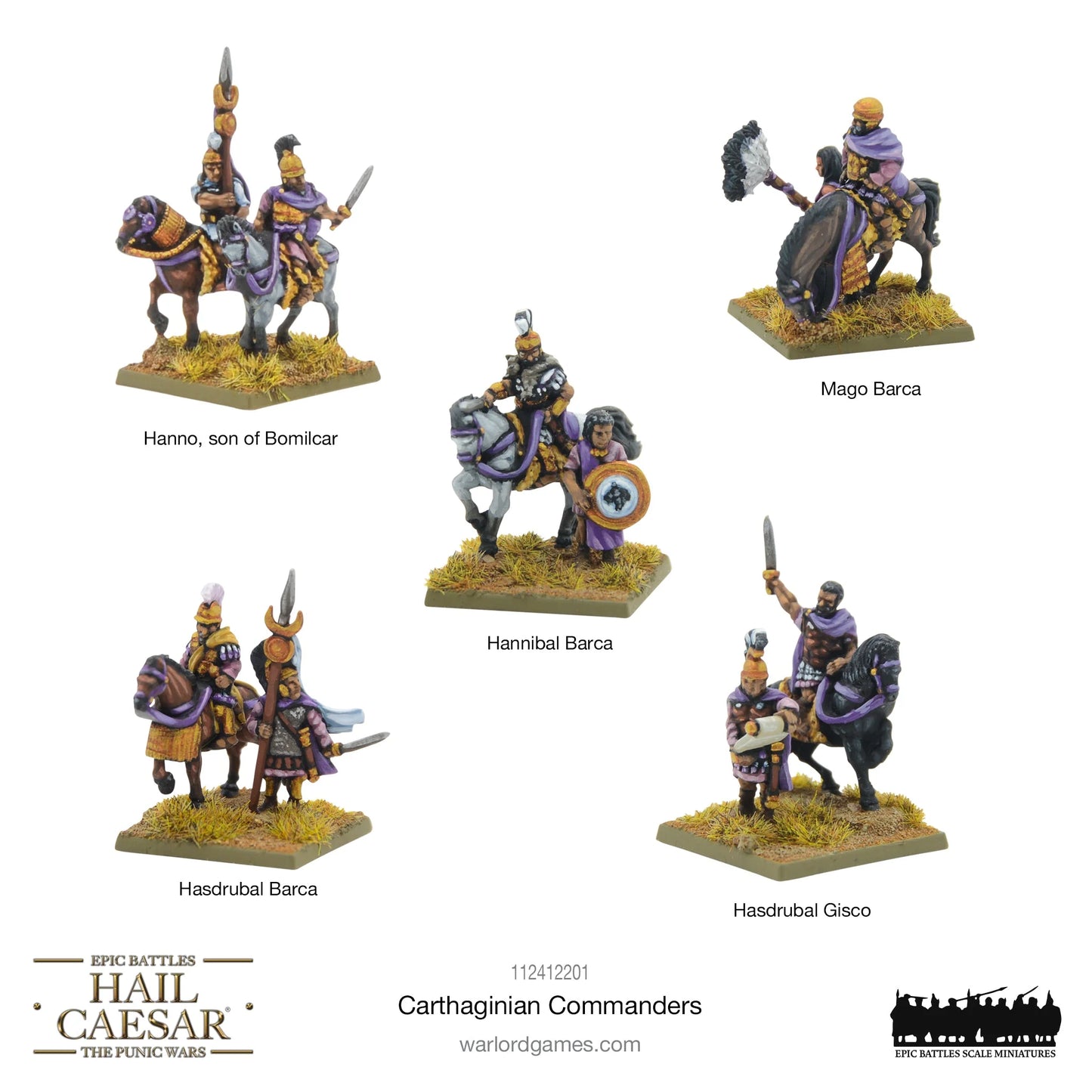 Hail Caesar Epic Battles: Carthaginian Commanders - 112412201