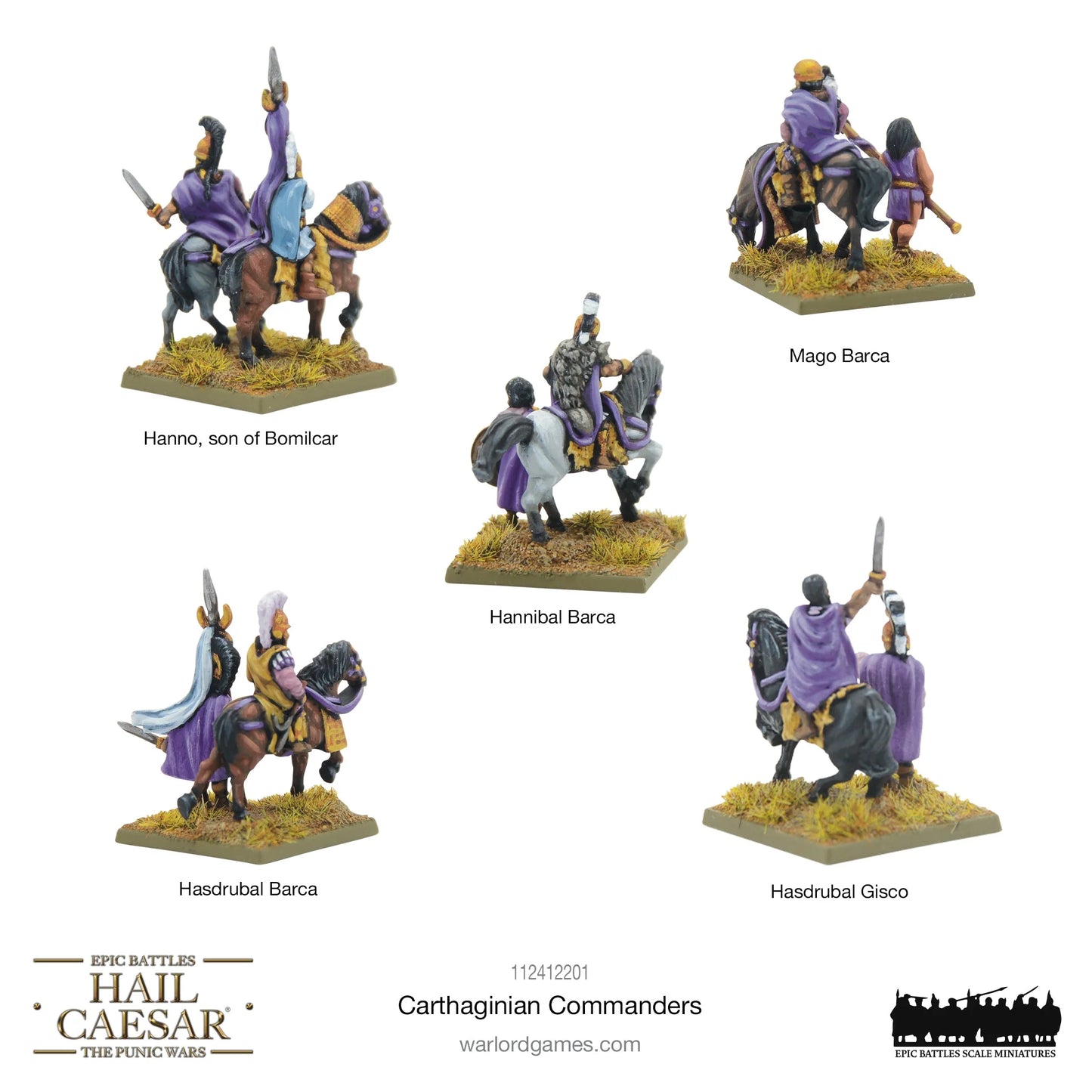 Hail Caesar Epic Battles: Carthaginian Commanders - 112412201