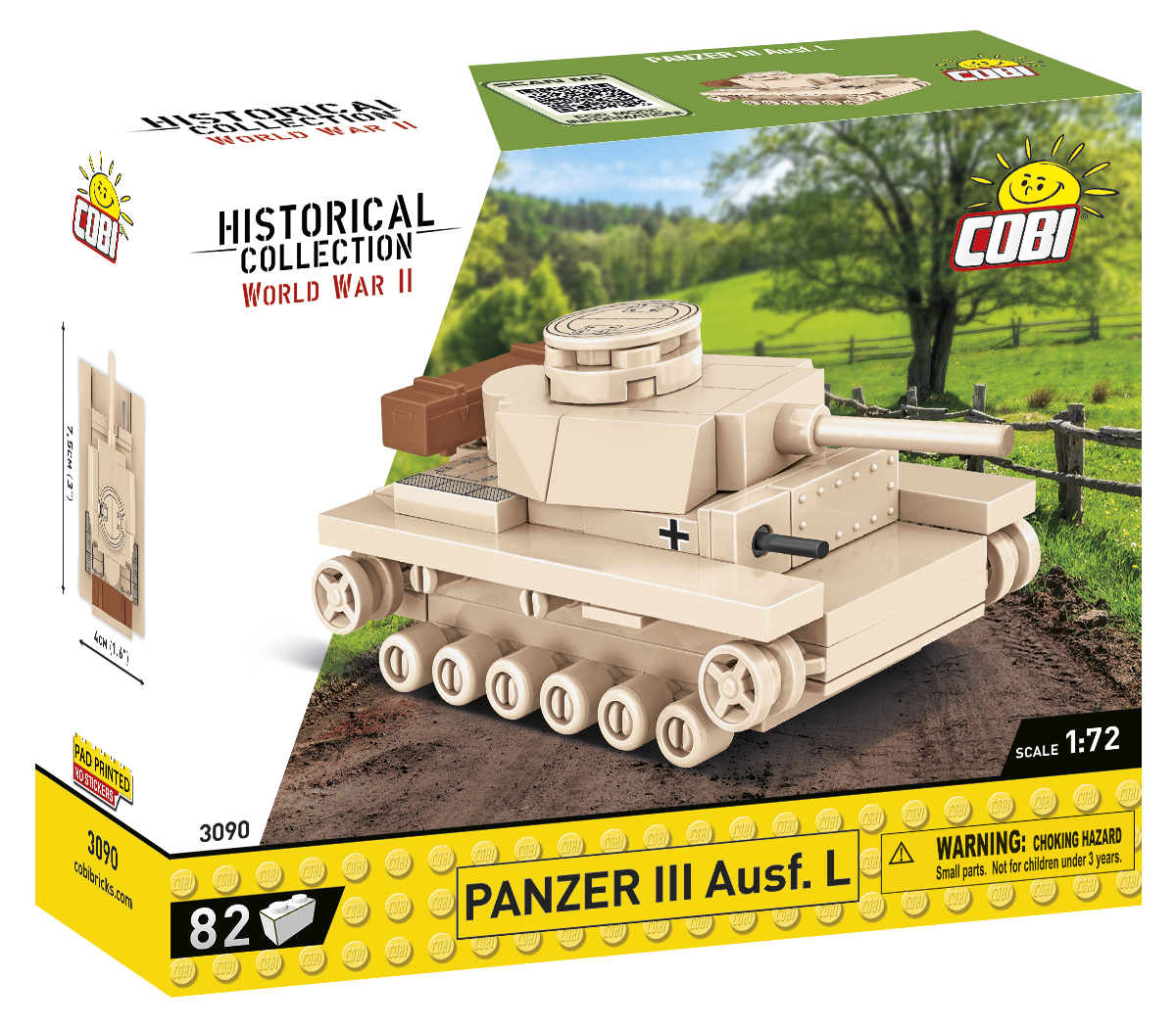 Cobi 3090 - HC WWII - Maßstab 1:72 - Panzer III Ausf.L