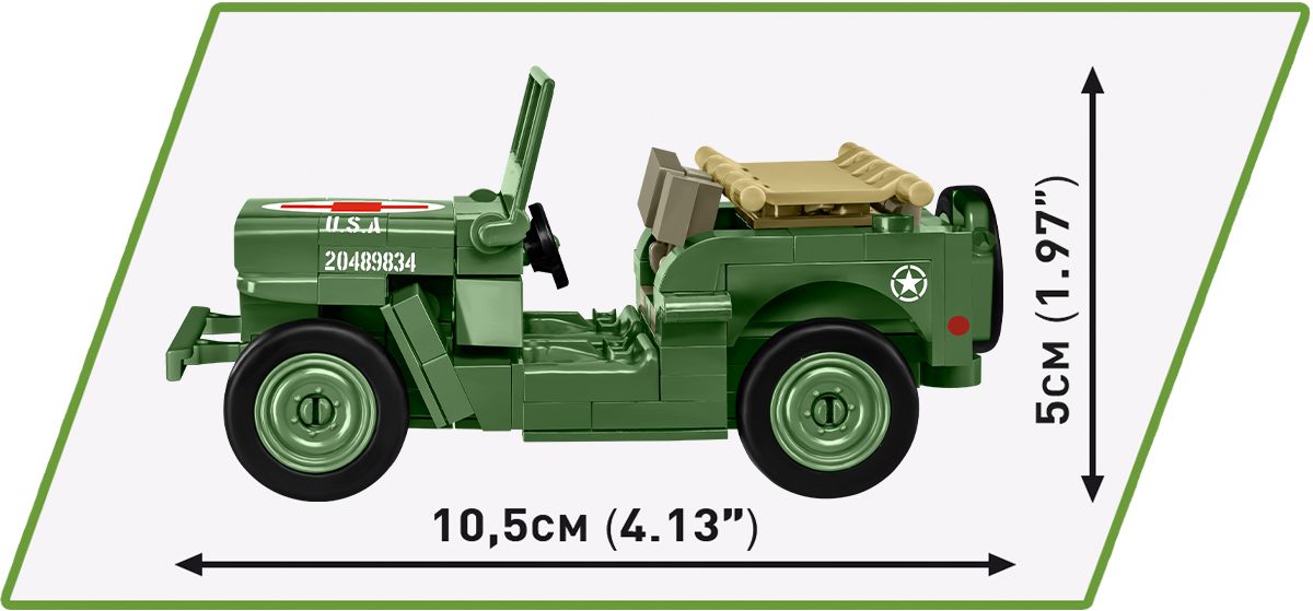 Cobi 2295 - Historical Collection - Medical Willys MB