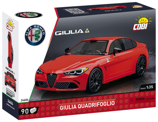 Cobi 24604 - Autos im Maßstab 1:35  - Alfa Romeo Giulia Quadrifoglio