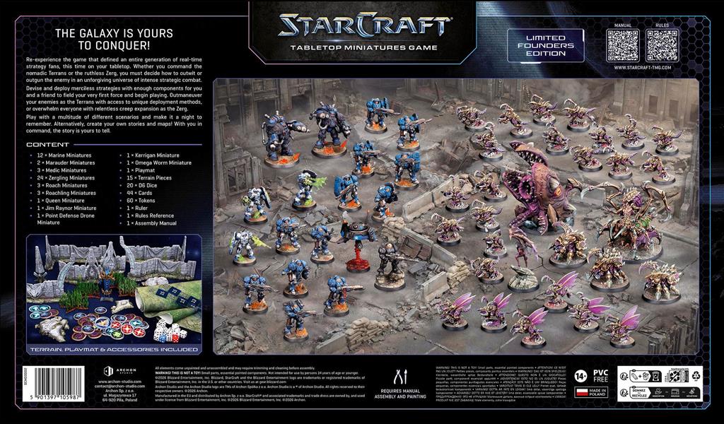 StarCraft® The Miniatures Game - Two Player Starter Set Founders Edition - EN